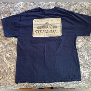 Navy Blue Steamboat CO T-Shirt